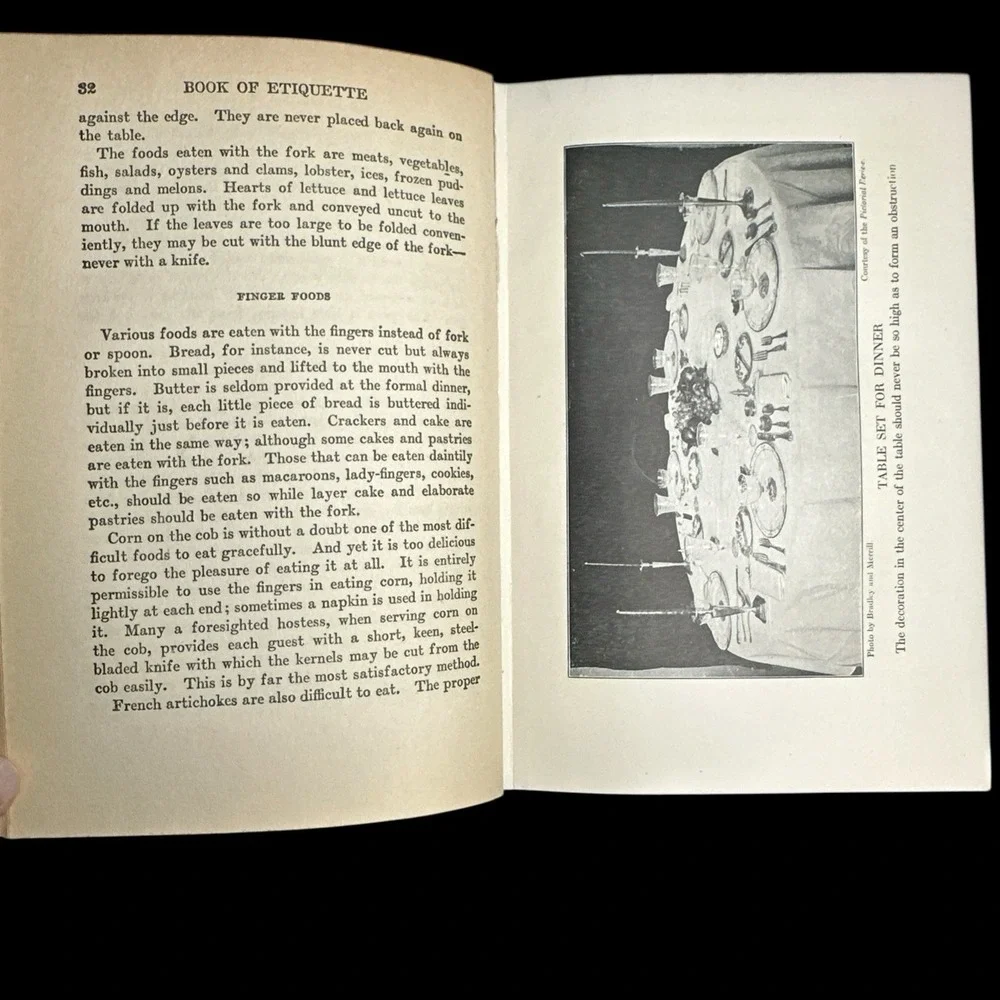Book of Etiquette Volume 1 & 2 by Lillian Eichler 1922 HC - Antiquarian Book Set